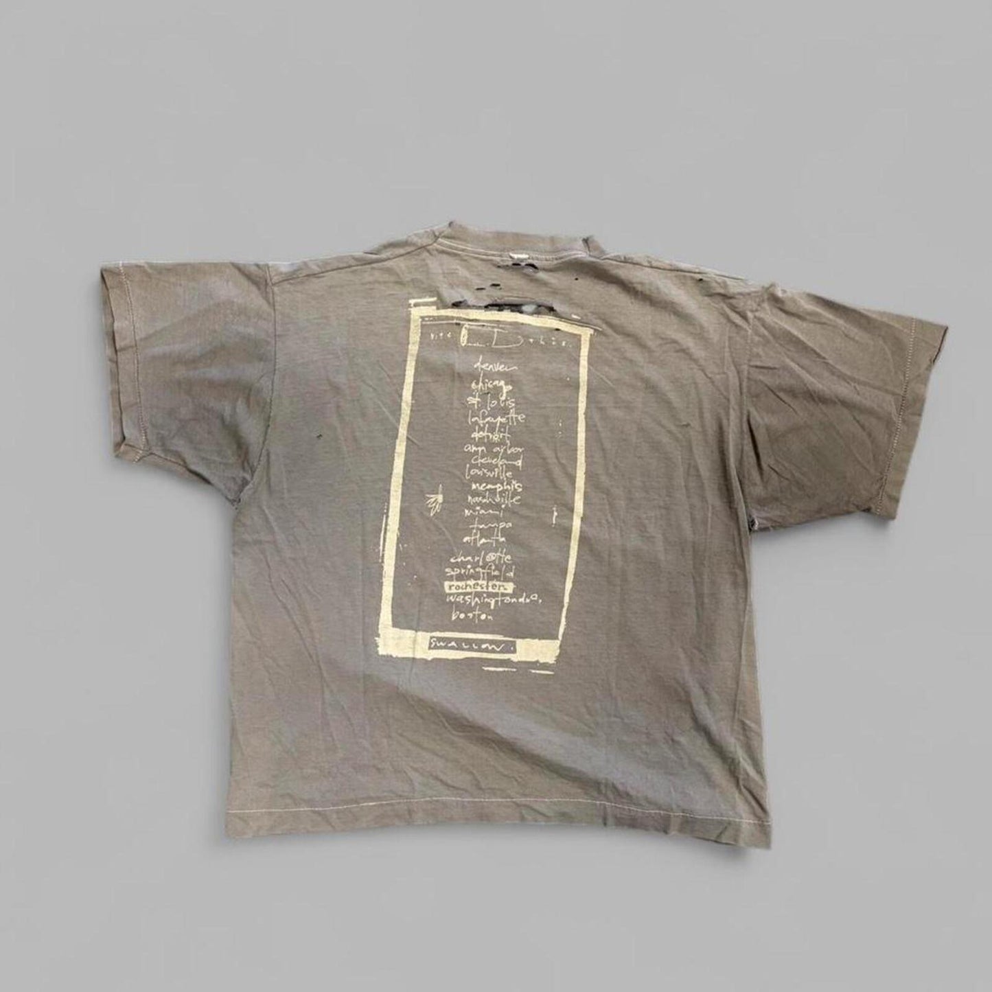 Vintage 1994 Pearl Jam Freak Jam Tour Tee - XL