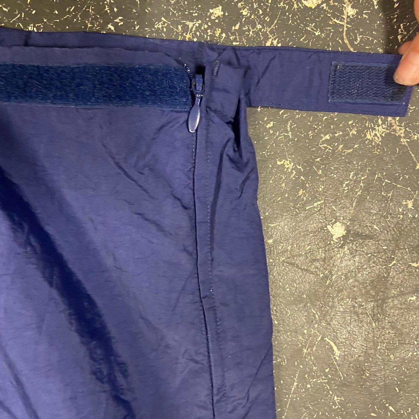 Vintage Navy Adidas Track Pants - M
