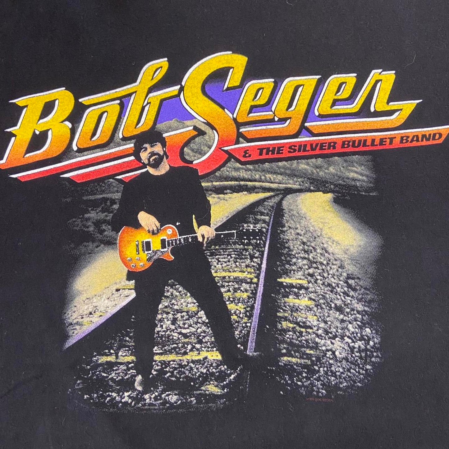 Vintage 1996 Bob Segaer Silver Bullet Band Tour Tee - L