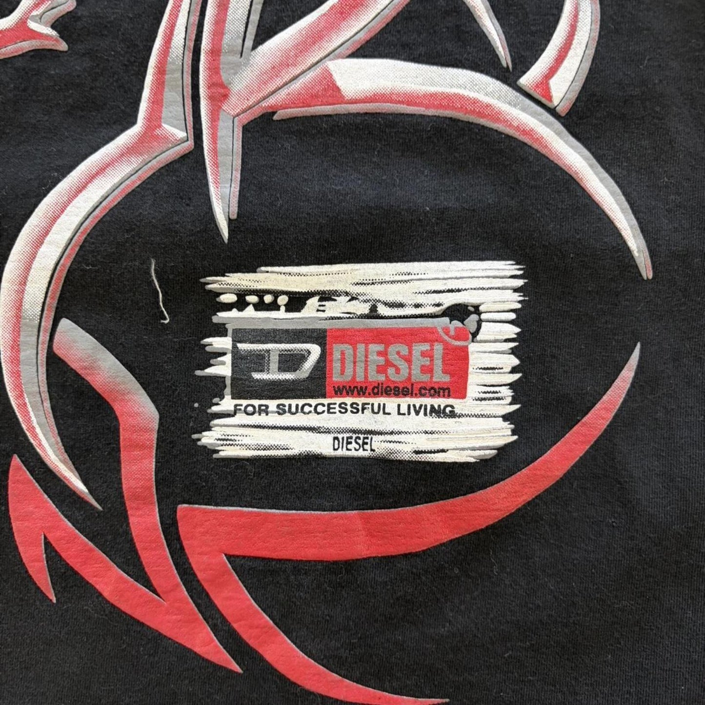 Y2K Diesel Dragon Tee - L