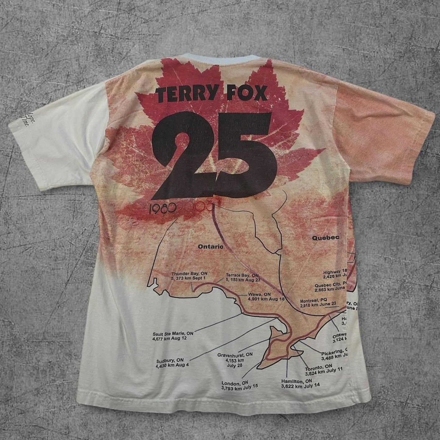 Vintage Terry Fox AOP Tee - XL
