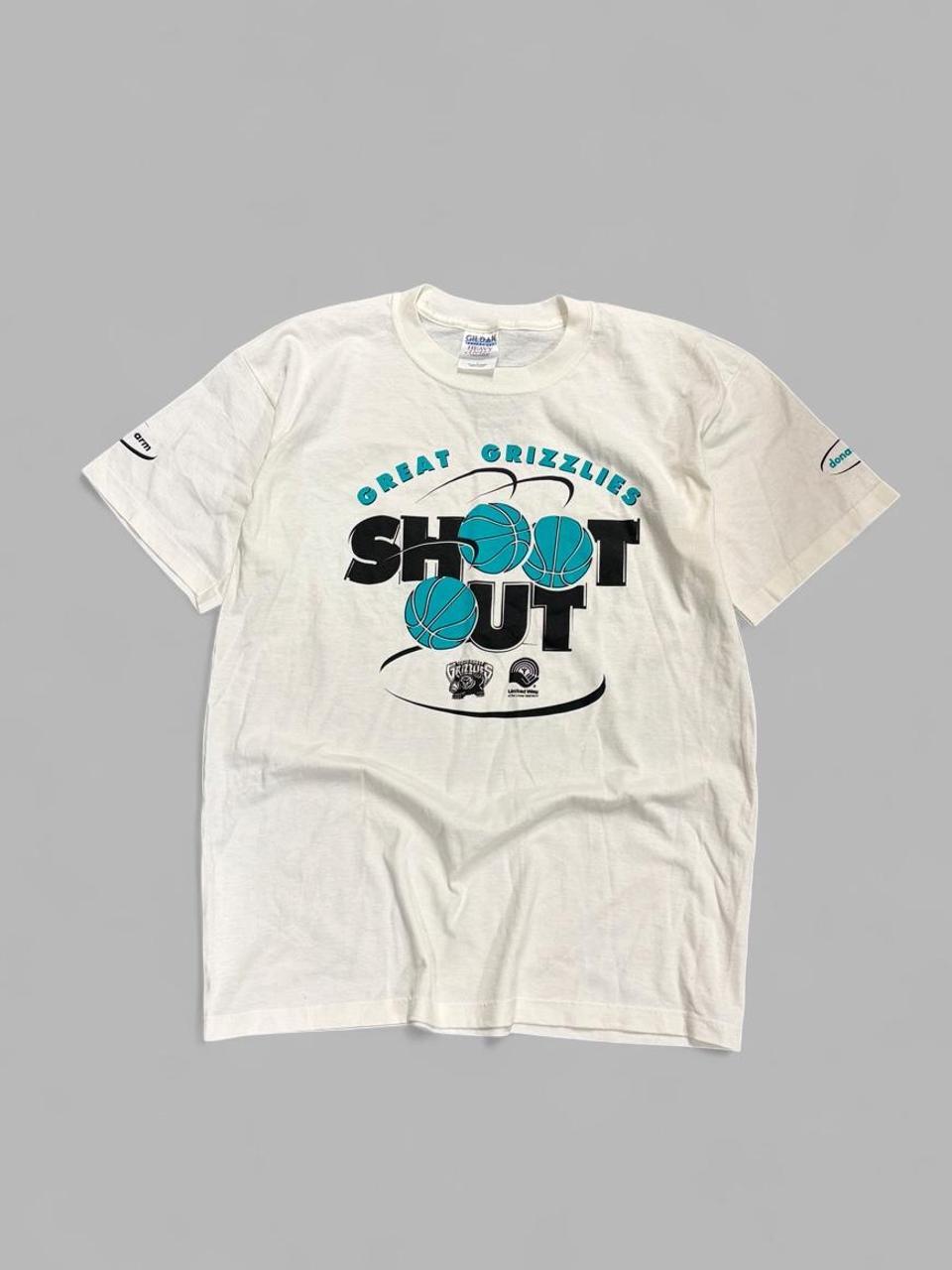 Vintage 90s Vancouver Grizzlies Shootout Tee - L