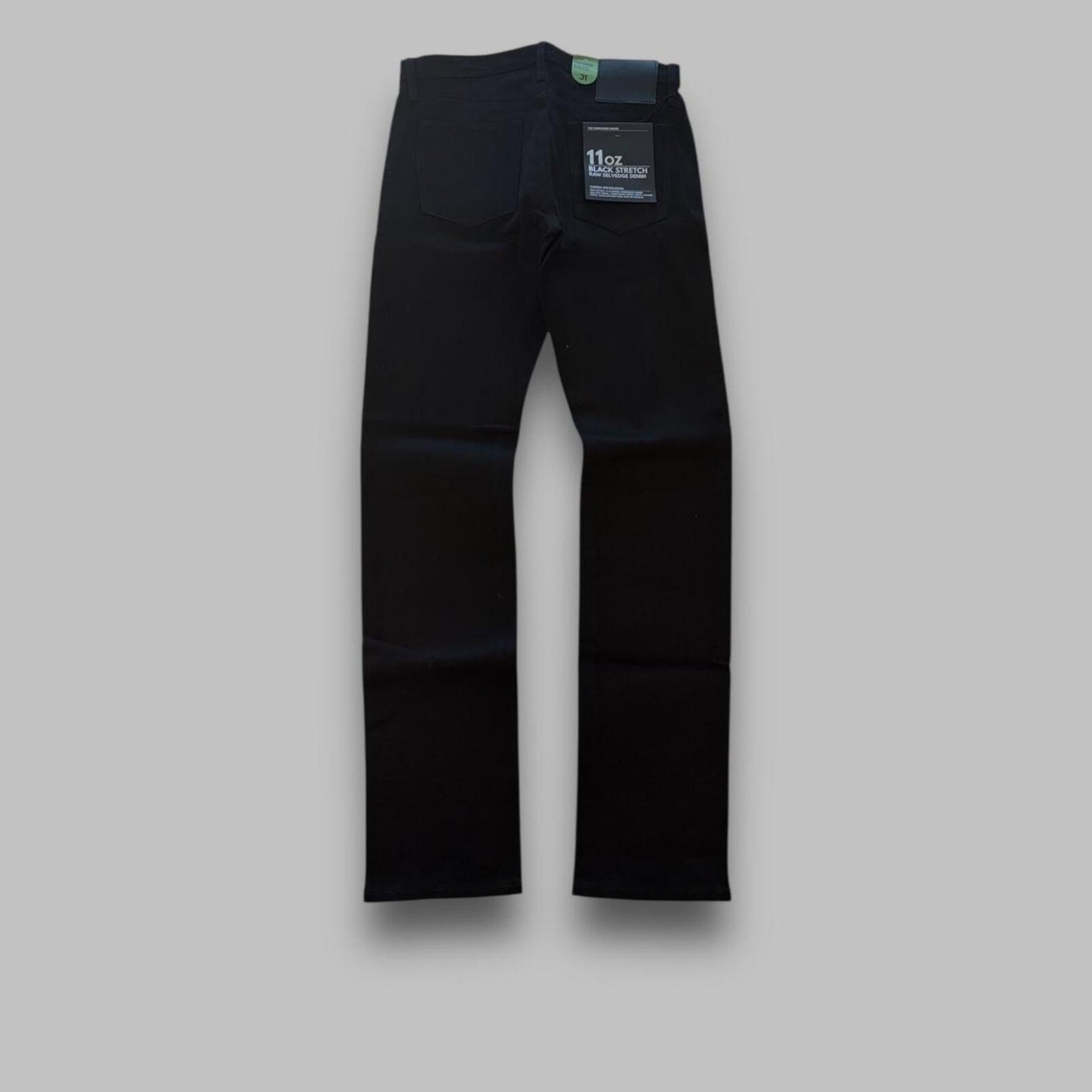 DS Unbranded Bran 11oz Black Selvedge Denim - 31