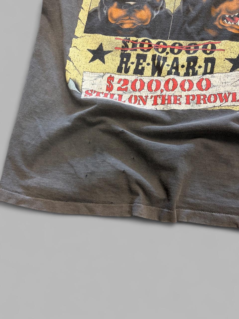 Vintage 1995 Dog Pound Faded Rottweiler Tee - XL