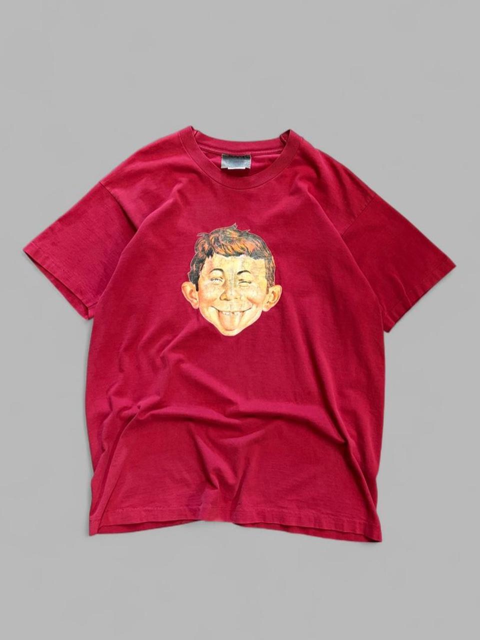 Vintage 90s Mad Magazine Alfred E Neuman Tee - XL