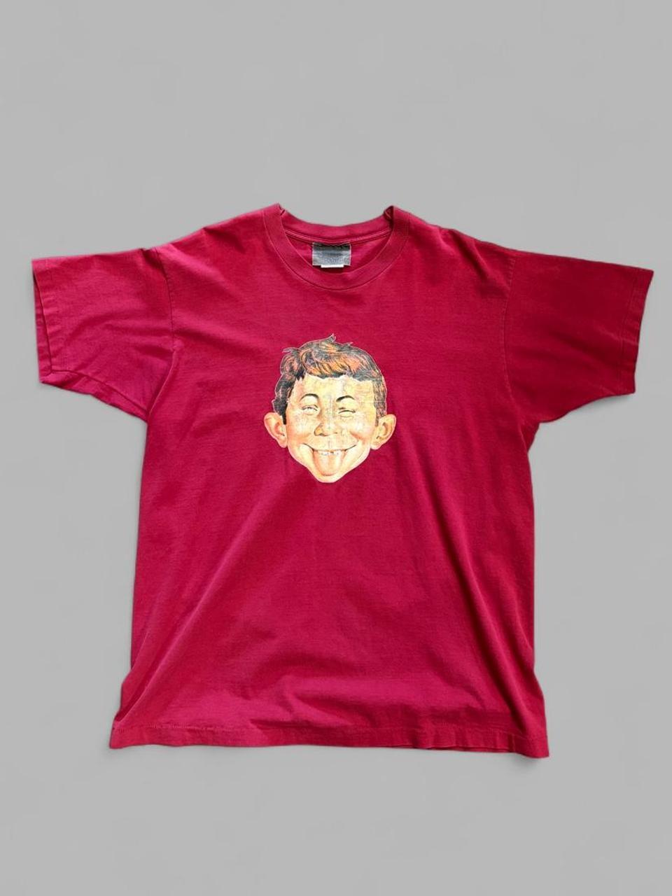 Vintage 90s Mad Magazine Alfred E Neuman Tee - XL