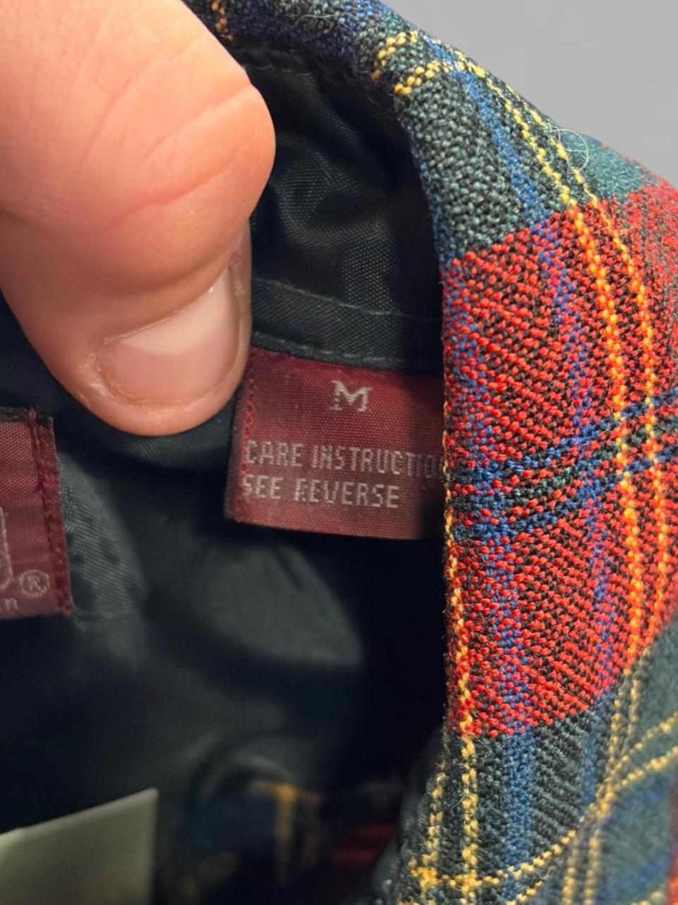 Vintage 80s Adamsrow Plaid Button Up - M