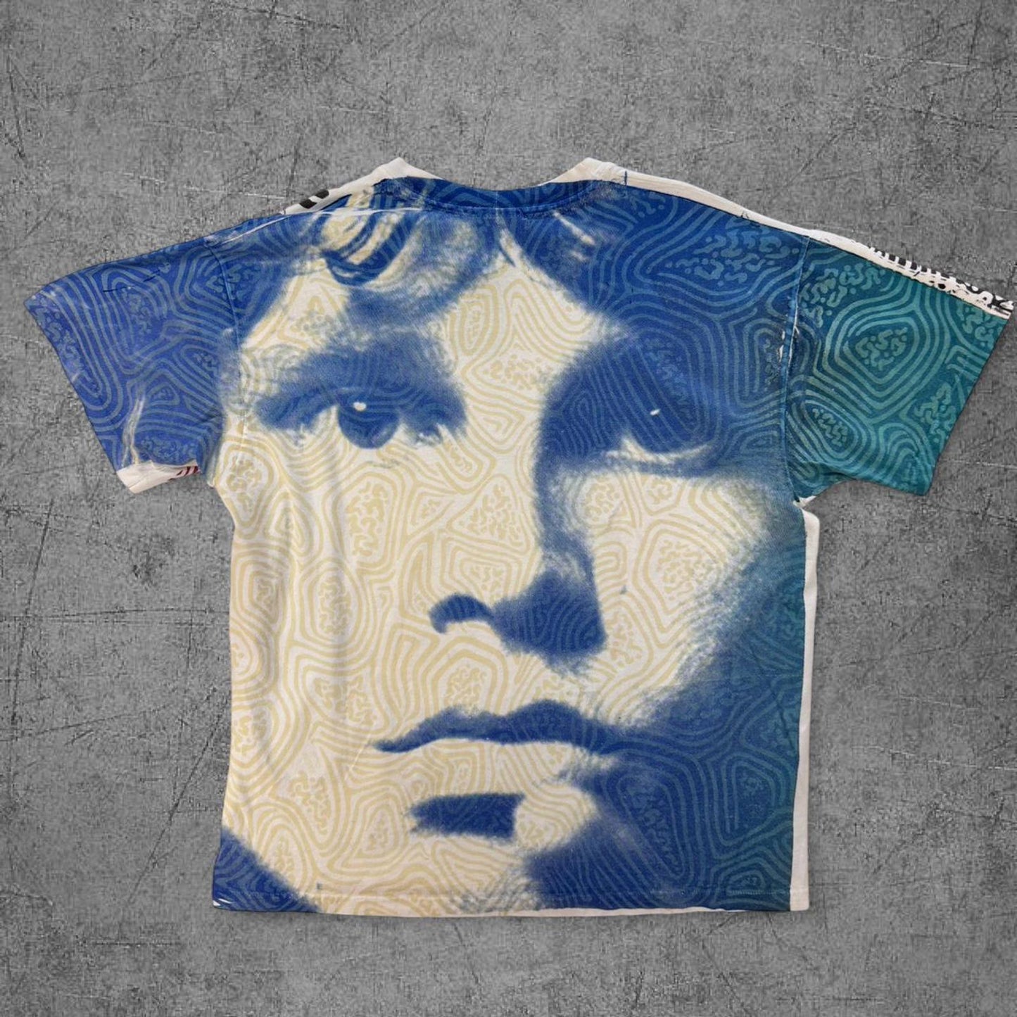 Vintage 90s Jim Morison AOP Big Face Tee - XL