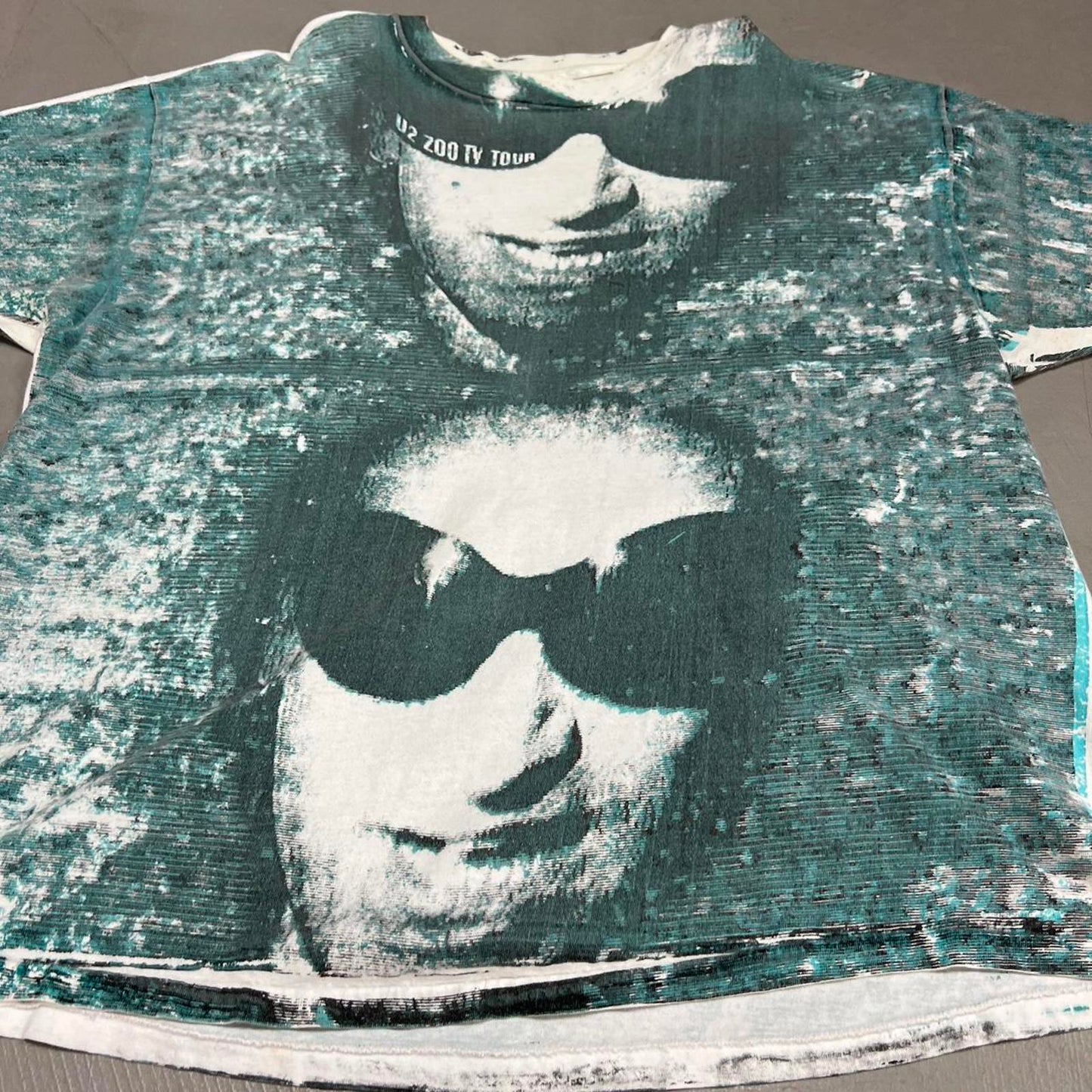 Vintage 90s Mosquito Head AOP U2 Zoo TV Tour Tee