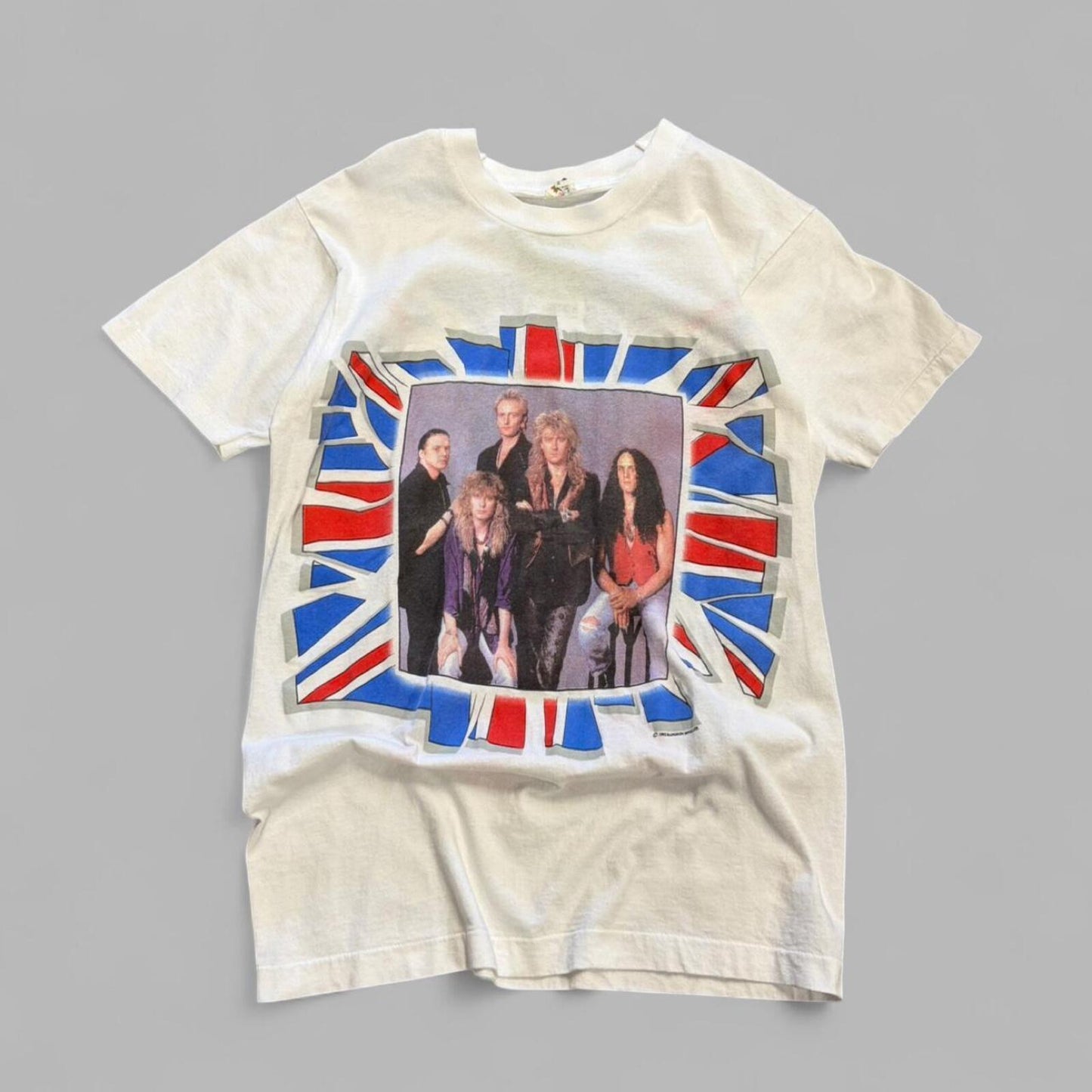 1992 Def Leppard 7 Day Tour Tee - L