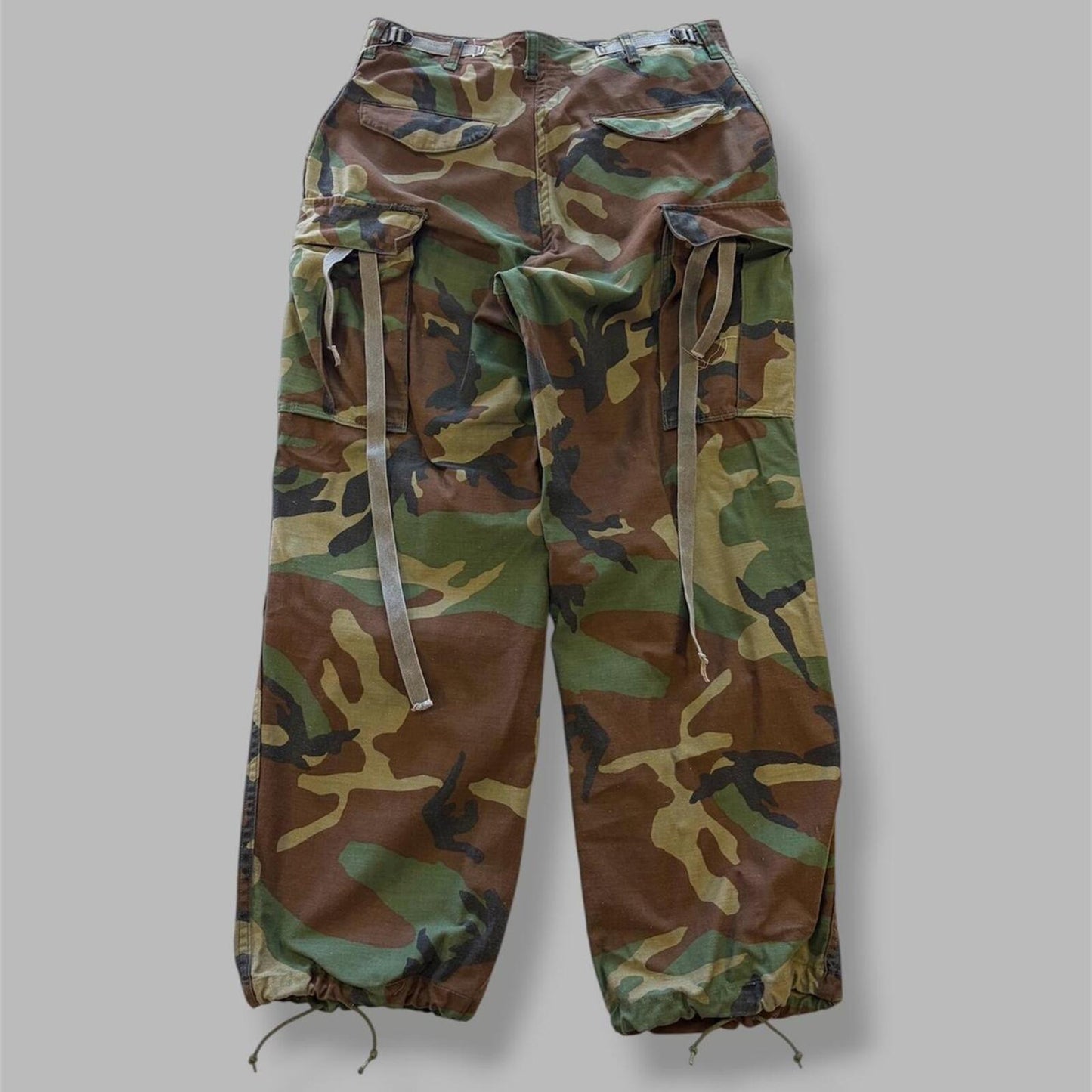 1970s Vietnam Era Camo Military Pants - 32