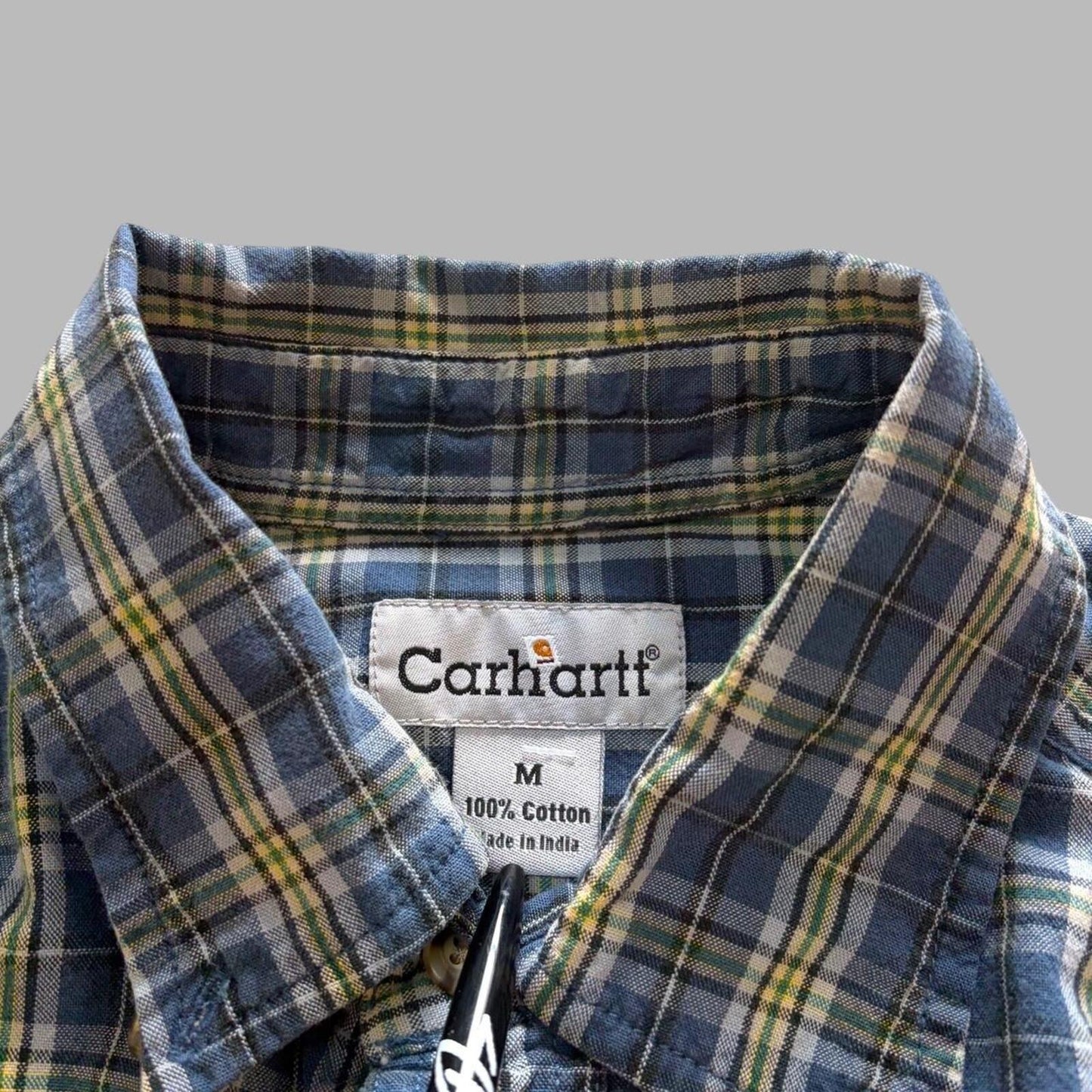 Vintage Carhartt Plaid Button Up - M