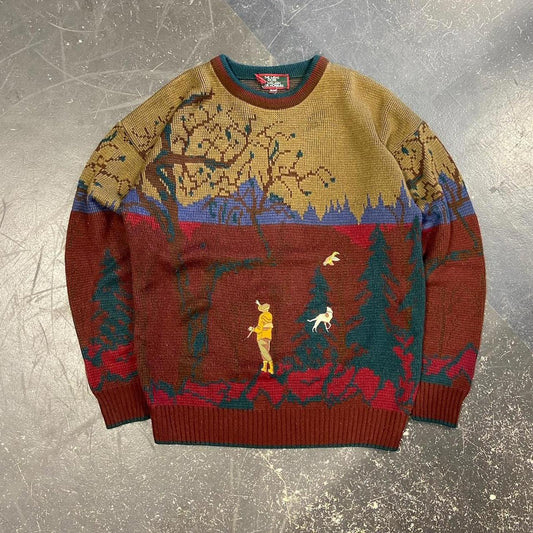Vintage 90s Sears Duck Hunting Knit - L