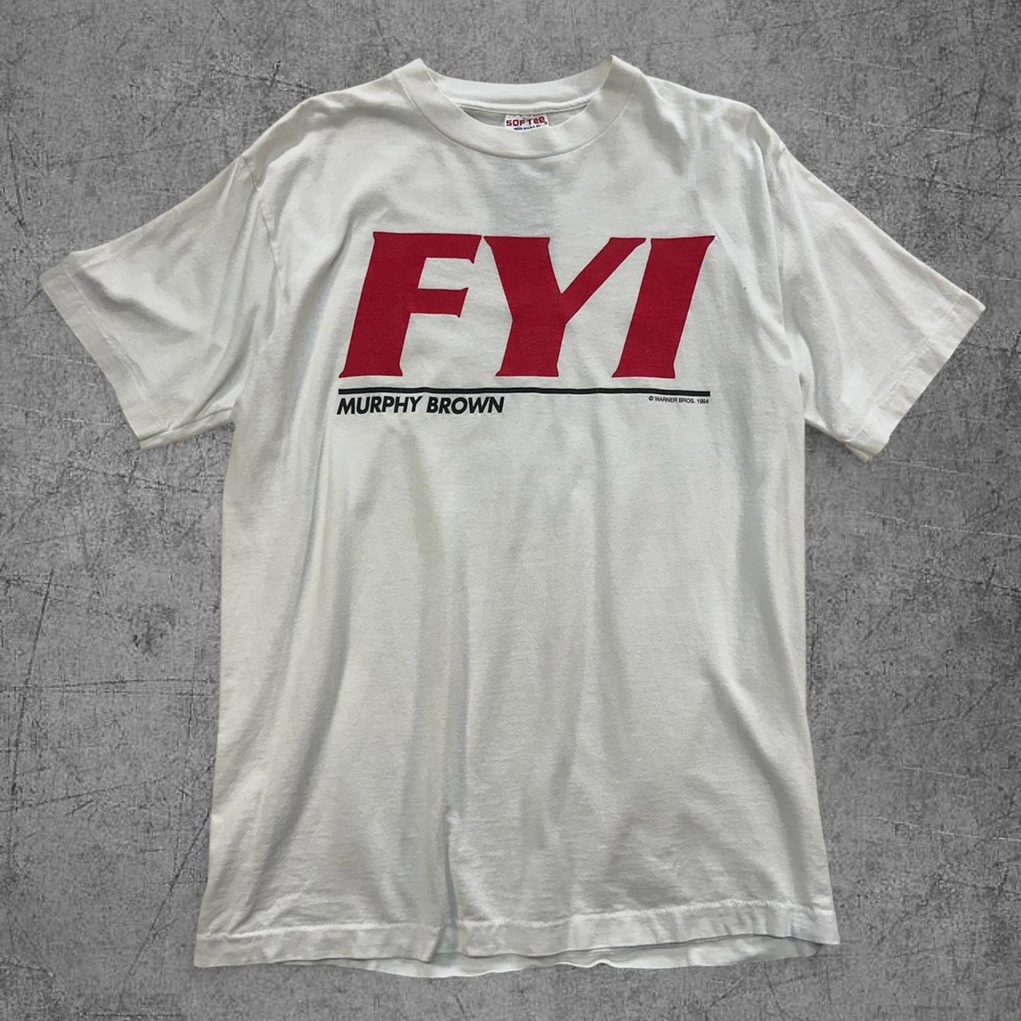 Vintage 1994 Murphy Brown TV Talkshow Tee - L