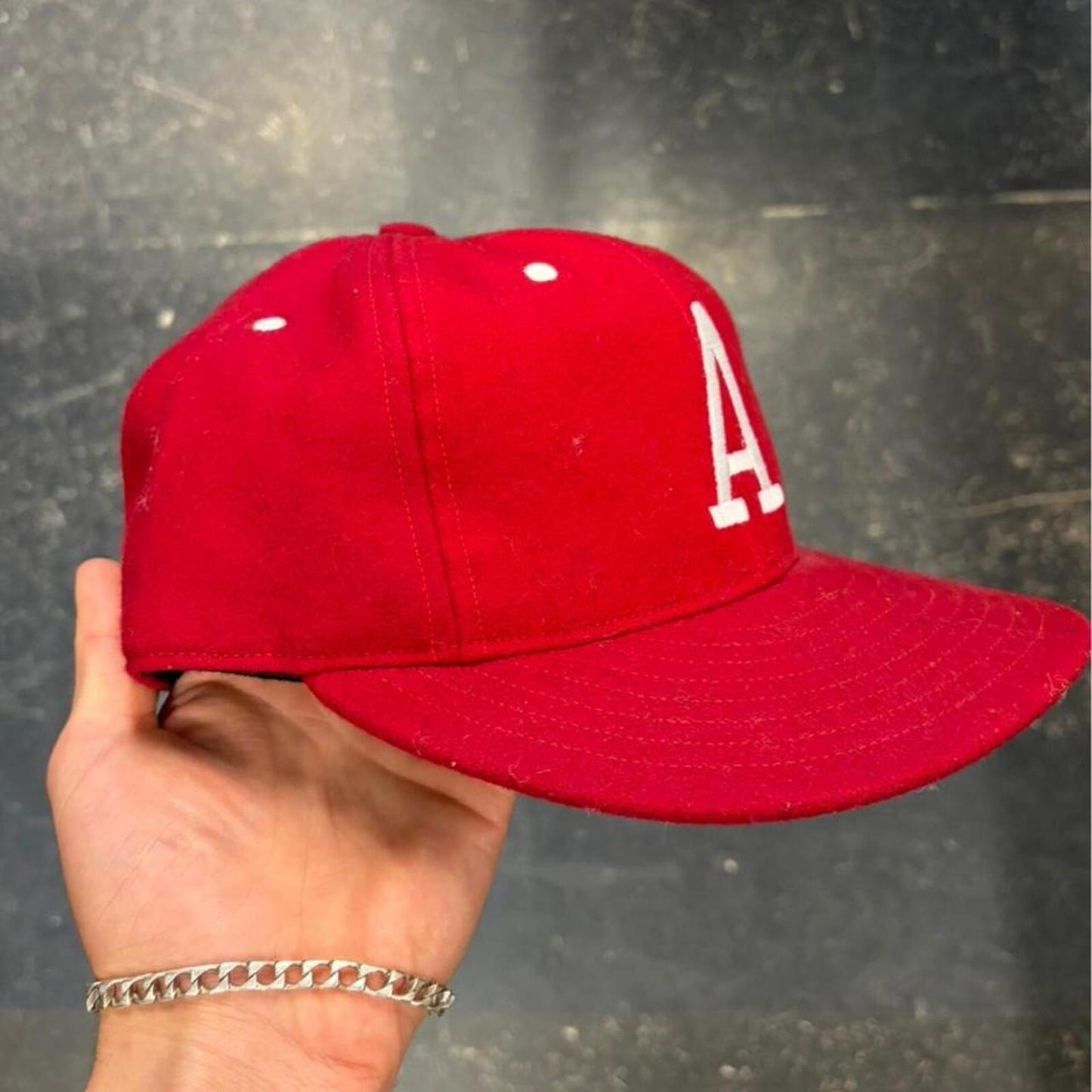 Ebbets Field Flannel U of Arkansas Wool Cap - 7.5