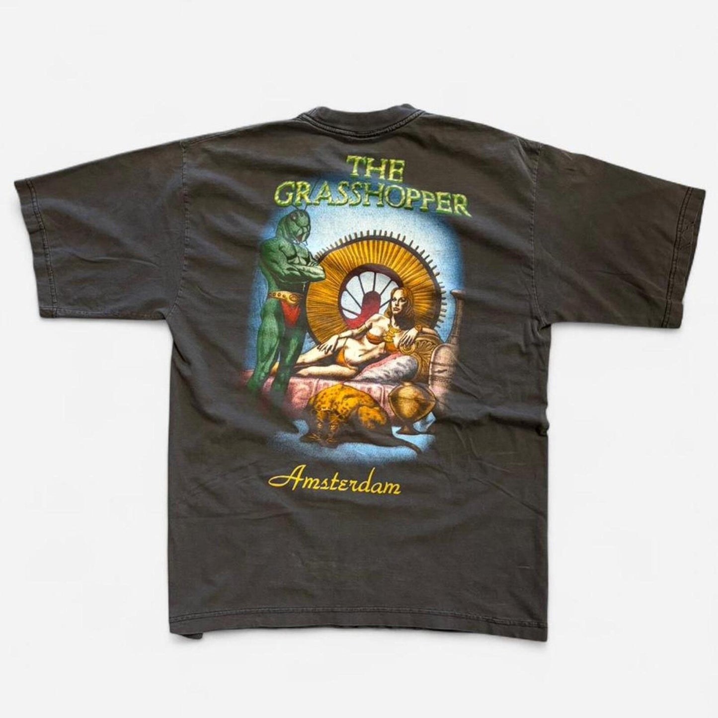 Vintage 90s The Grasshopper Cafe Amsterdam Tee - XXL