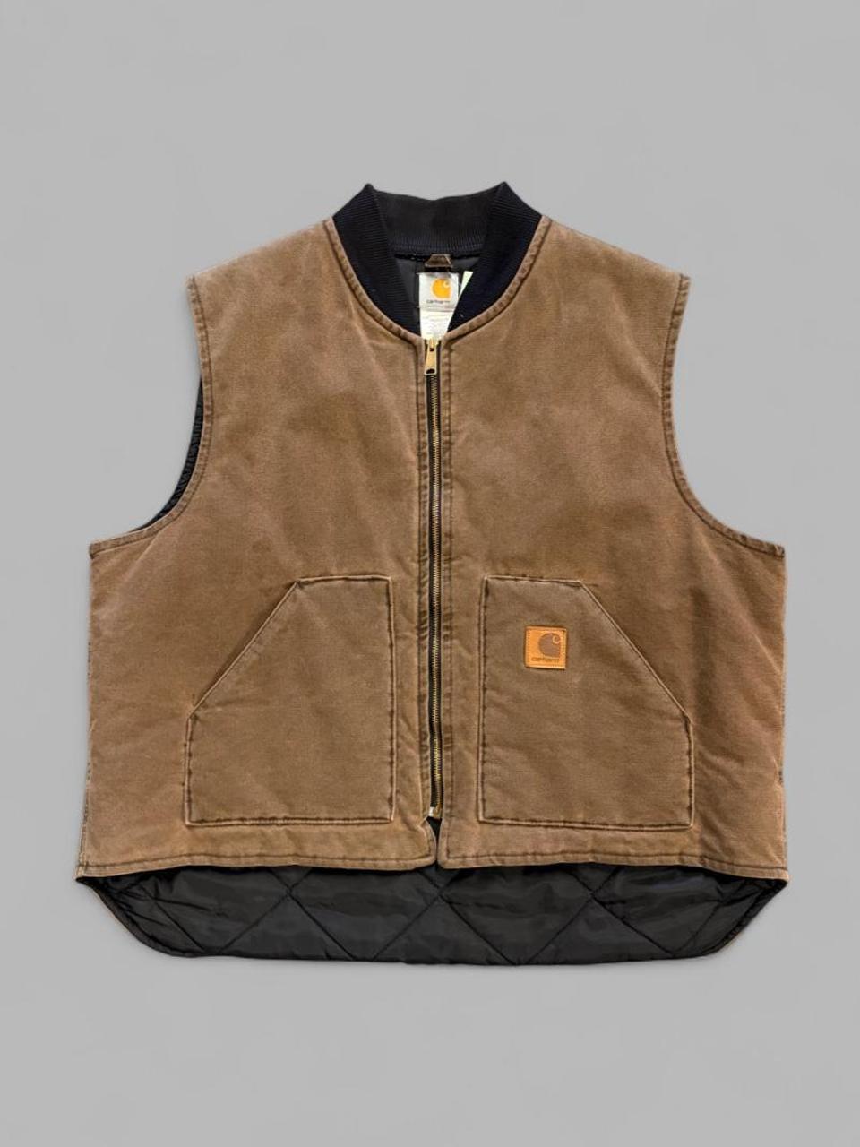 Vintage Mocha Carhartt Vest -XXL