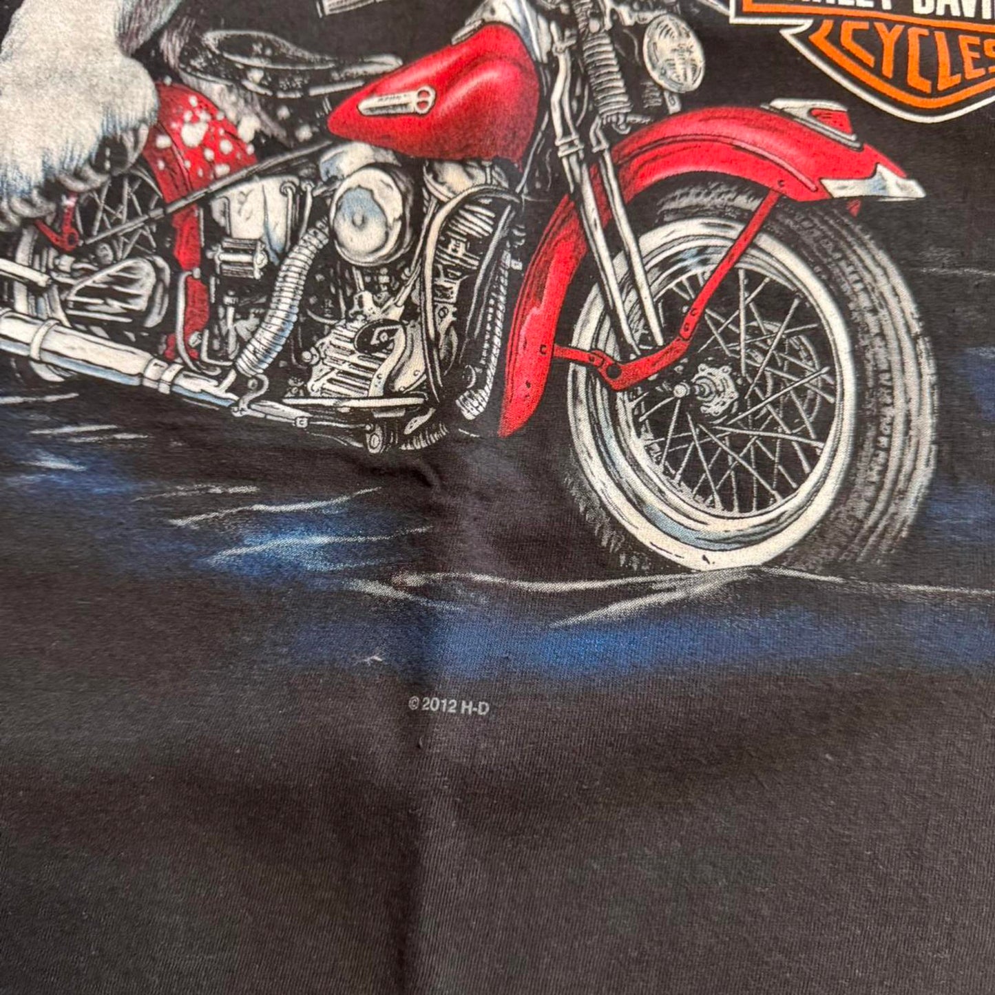 Harley Davidson Polar Bear Biker Tee - XL