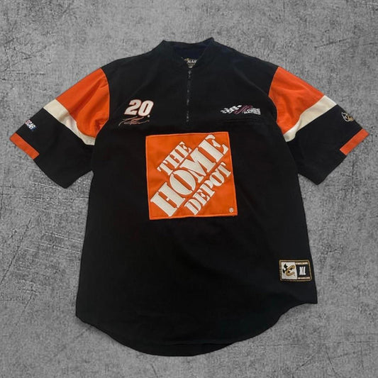 Vintage NASCAR Home Depot Racing Pull Over - XL