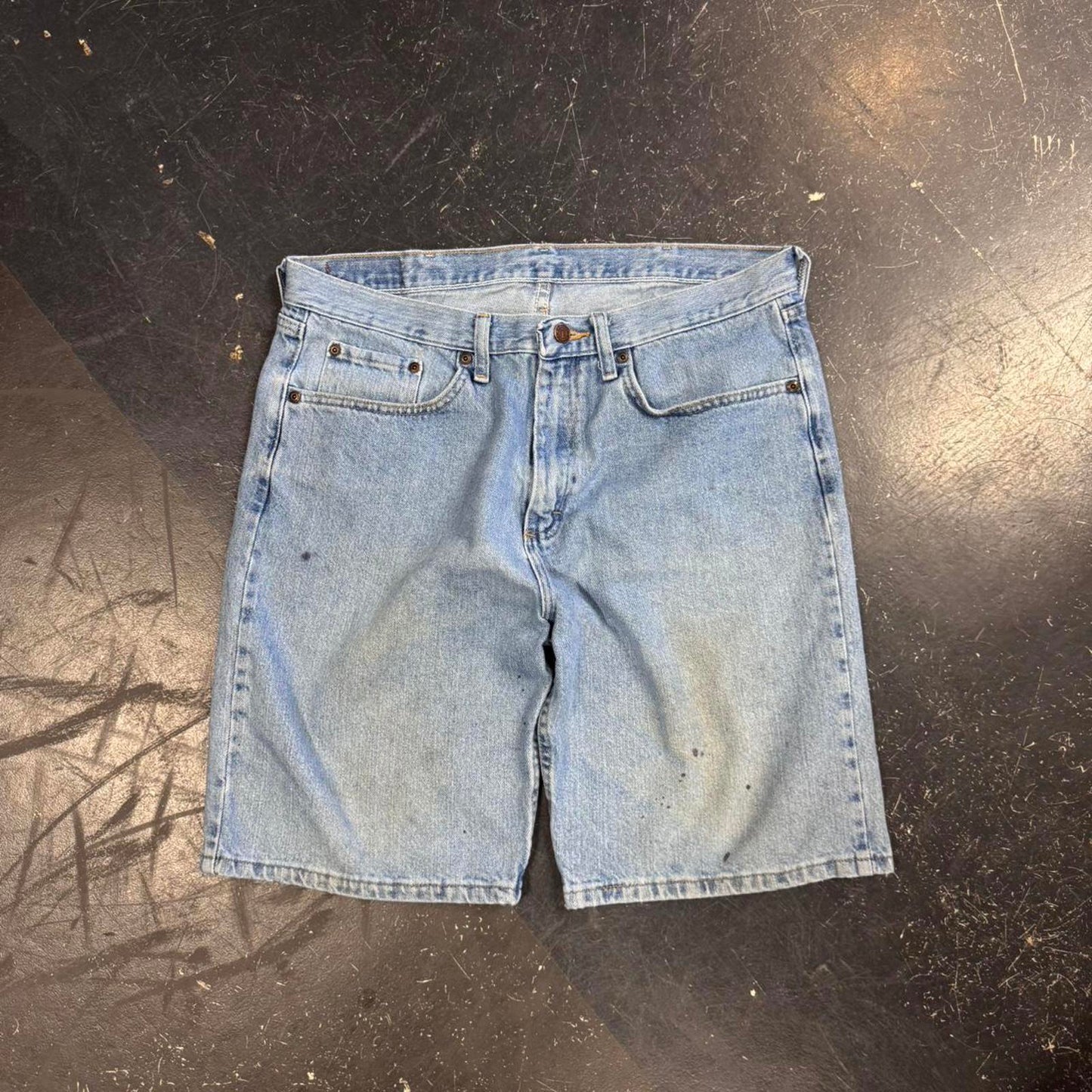 Vintage Wrangler Light Wash Jorts - 32