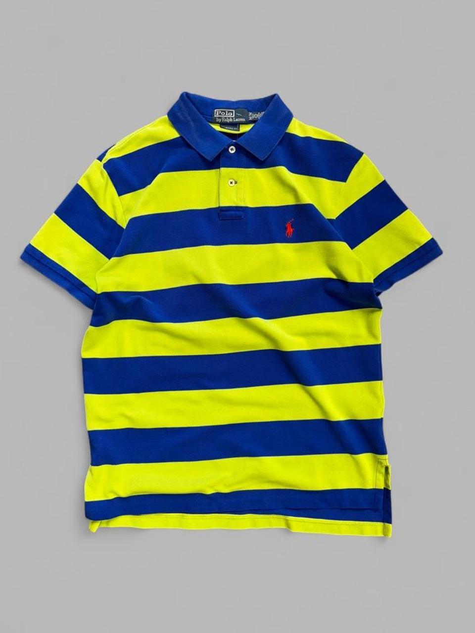 Vintage Blue / Green Polo Polo - M