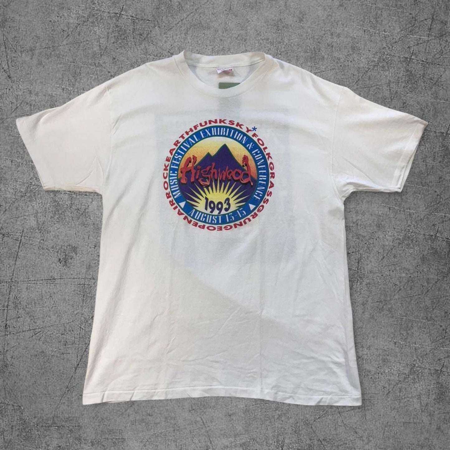 1993 Highwood Social Distortion Music Festival Tee - XL