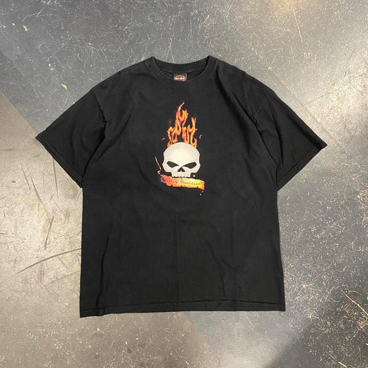 Vintage Harley Davidson Cancun Skull Tee - XL