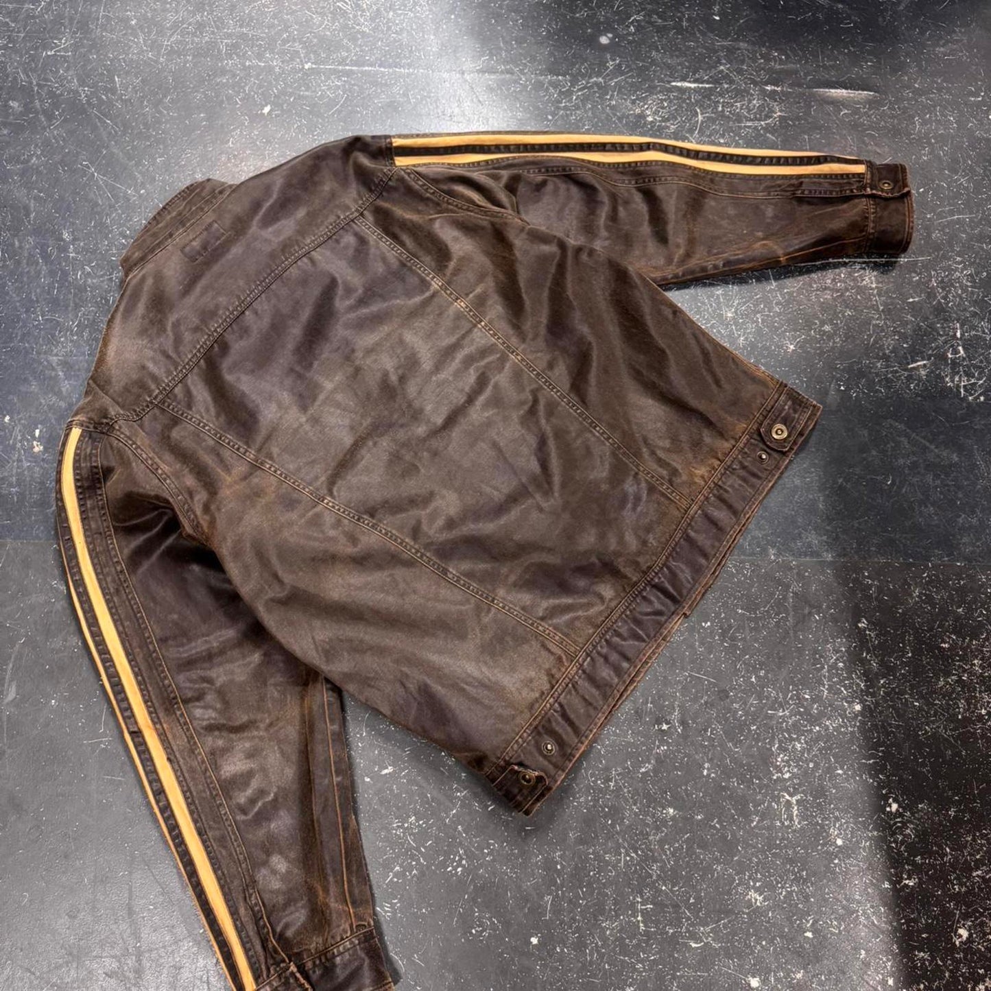 Y2K Point Zero Brown Jacket - XL