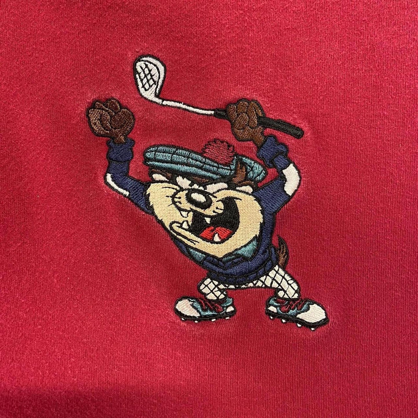1994 Tasmanian Devil Looney Tunes Golf Polo - M