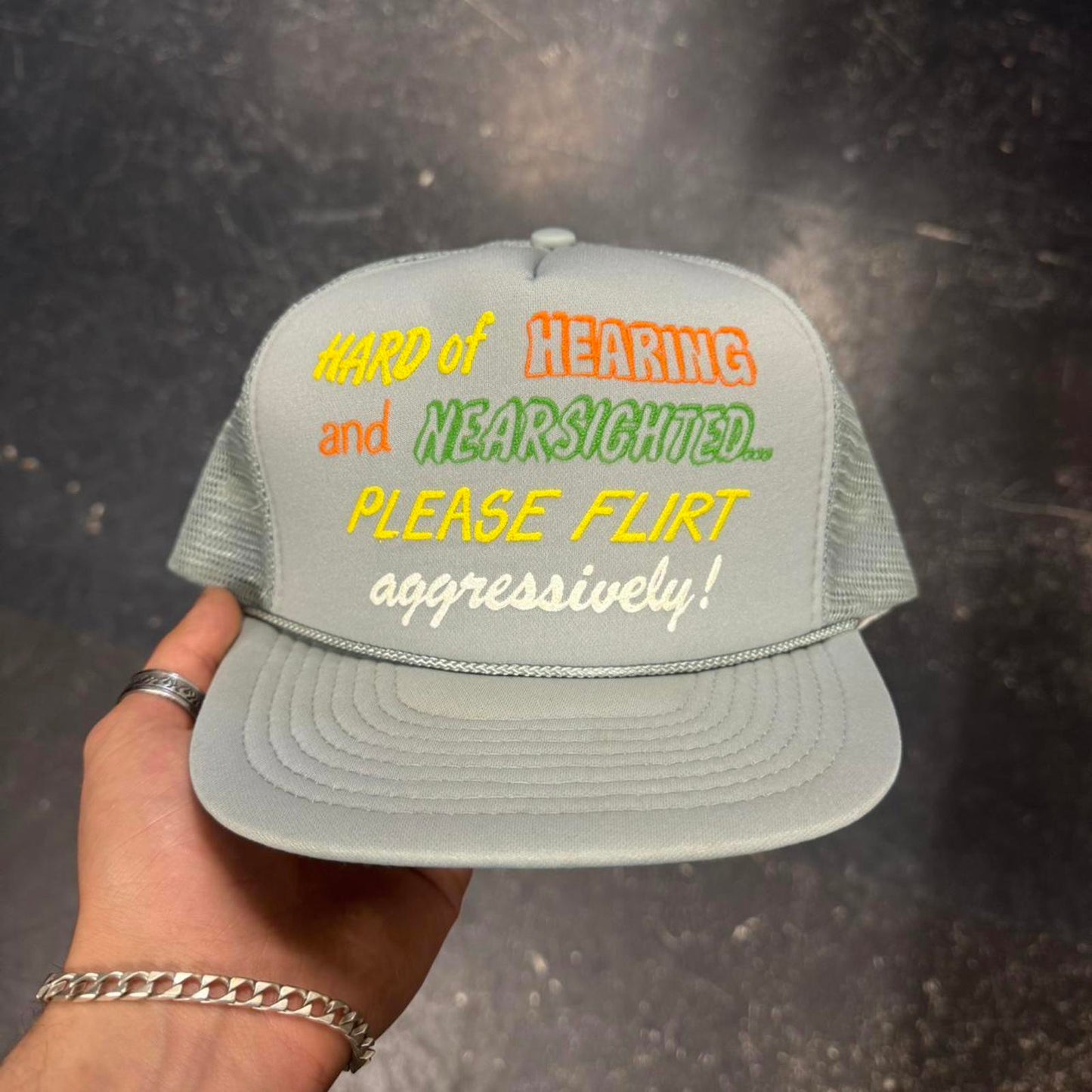 90s Flirt Aggressively Trucker Hat