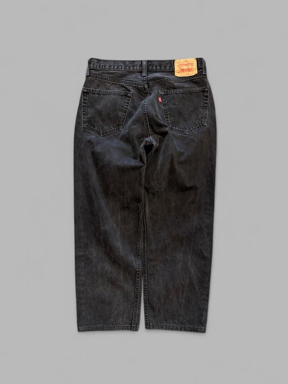 Y2K Black Loose Fit Levi 550 Jeans - 32