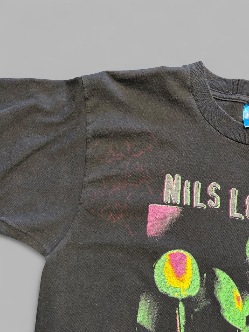 1995/96 Nils Lofgren Damages Goods Signed Tour Tee - L