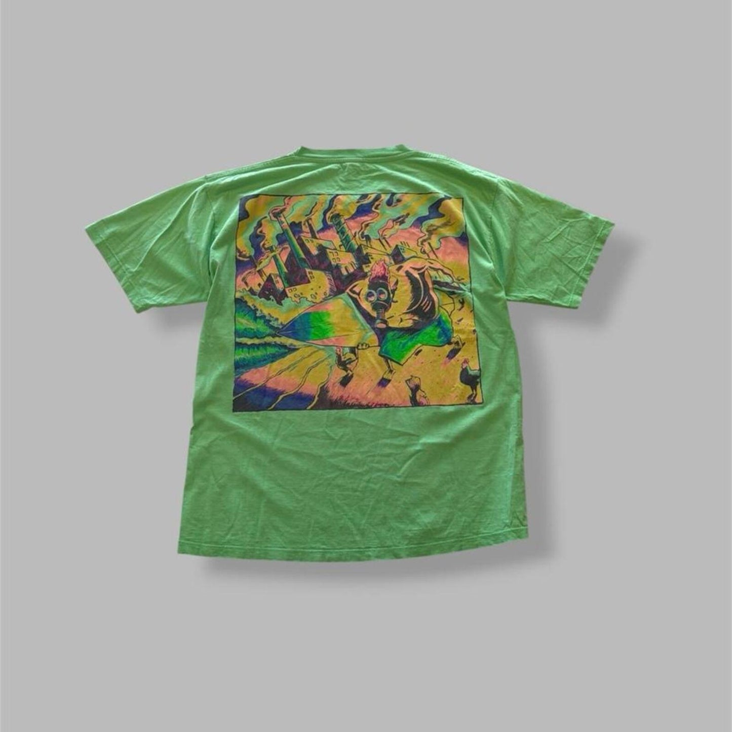 90s Ocean Pacific Dystopian Surf Tee - XL