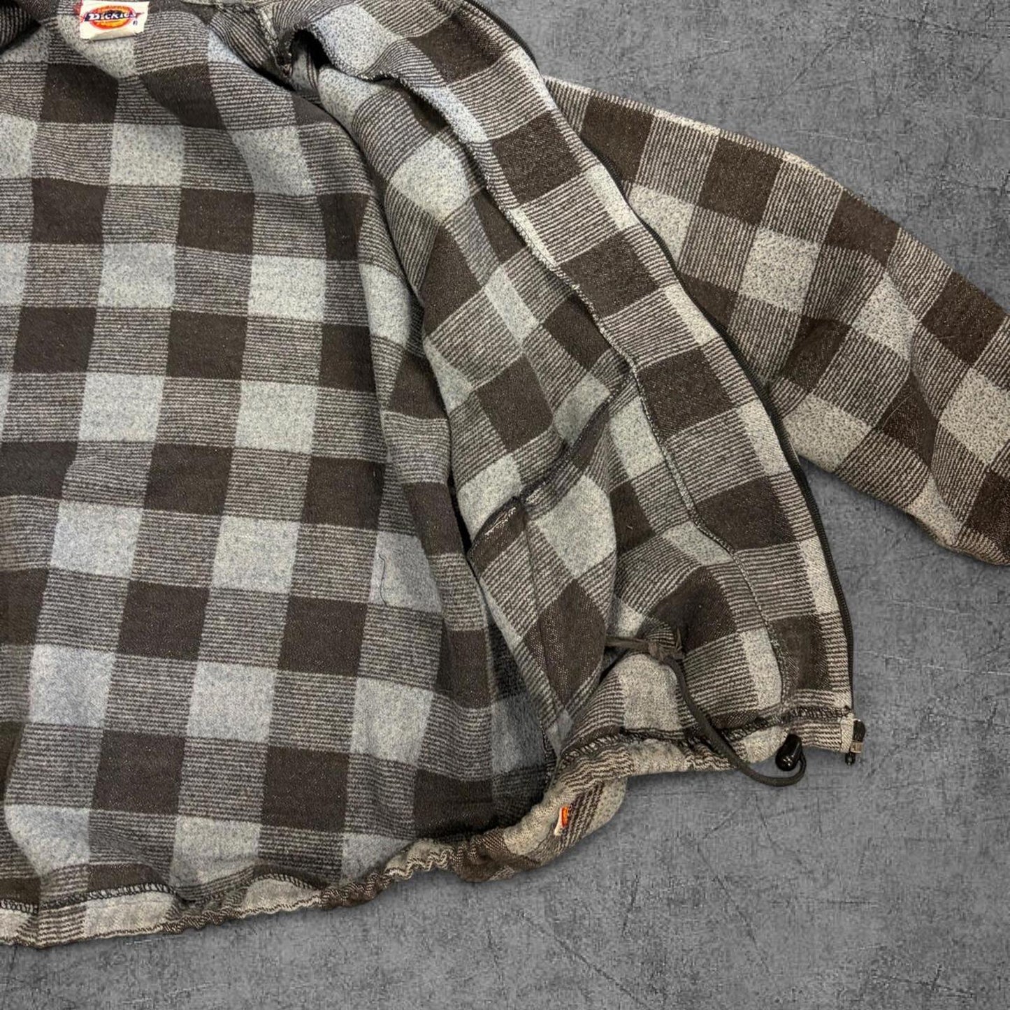 90s Dickies Zip Up Flannel - L