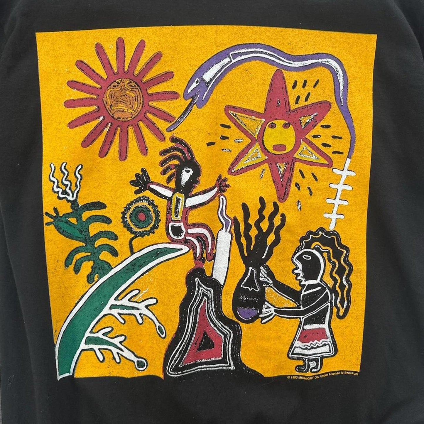 1993 Midnight Oil Tour Tee - L