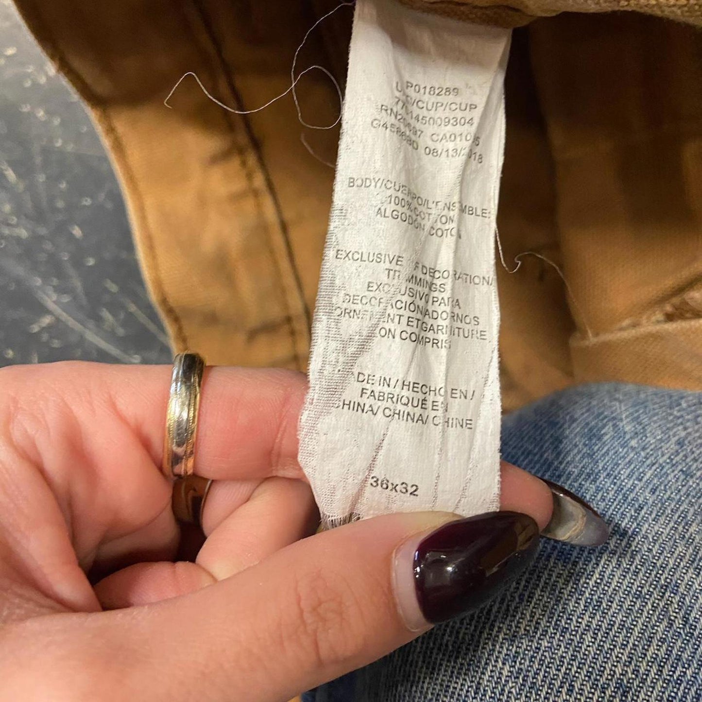 Tan Dickies Cargo Pants - 36