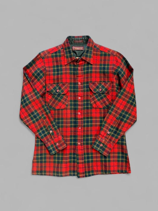 Vintage 80s Adamsrow Plaid Button Up - M