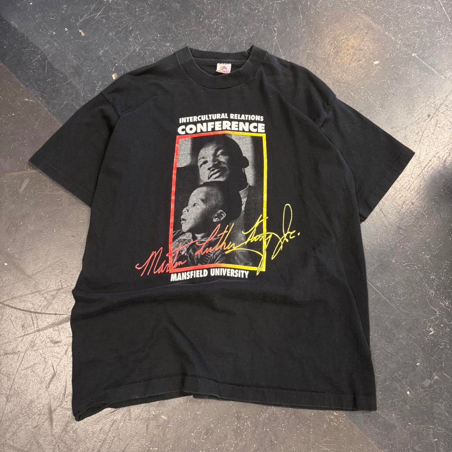 90s Martin Luther King Mansfield University Tee - XL