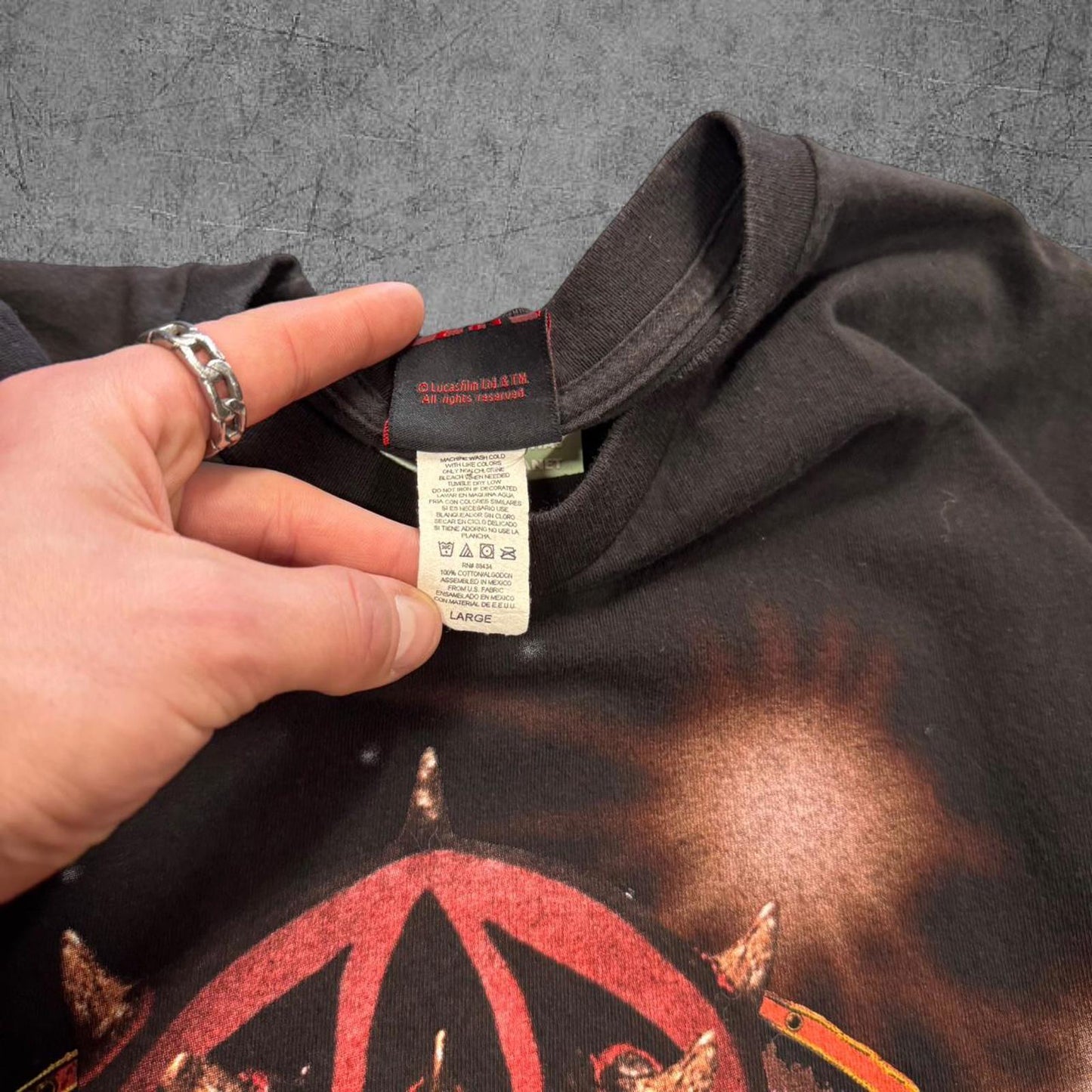 Vintage 1999 Star Wars Darth Maul Sith Tee - L