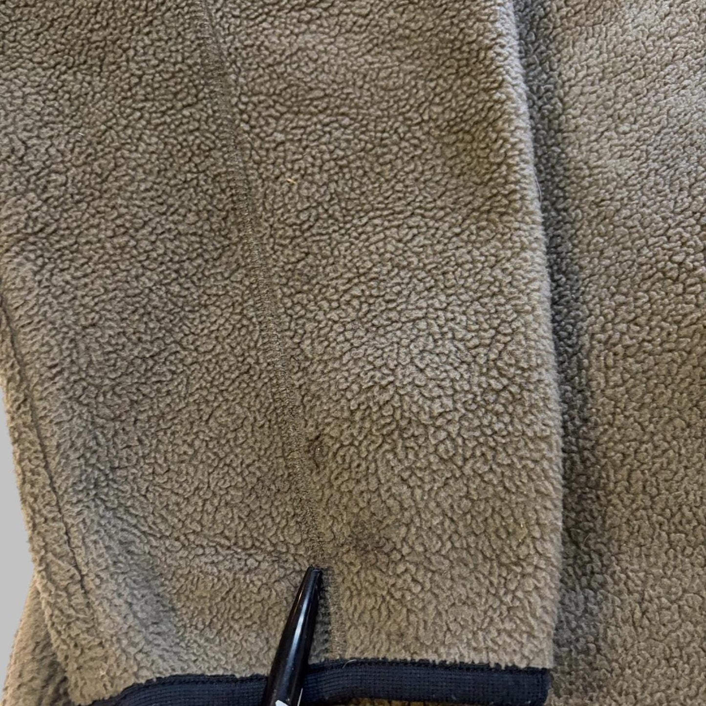 Vintage MEC olive Zip up fleece.- M