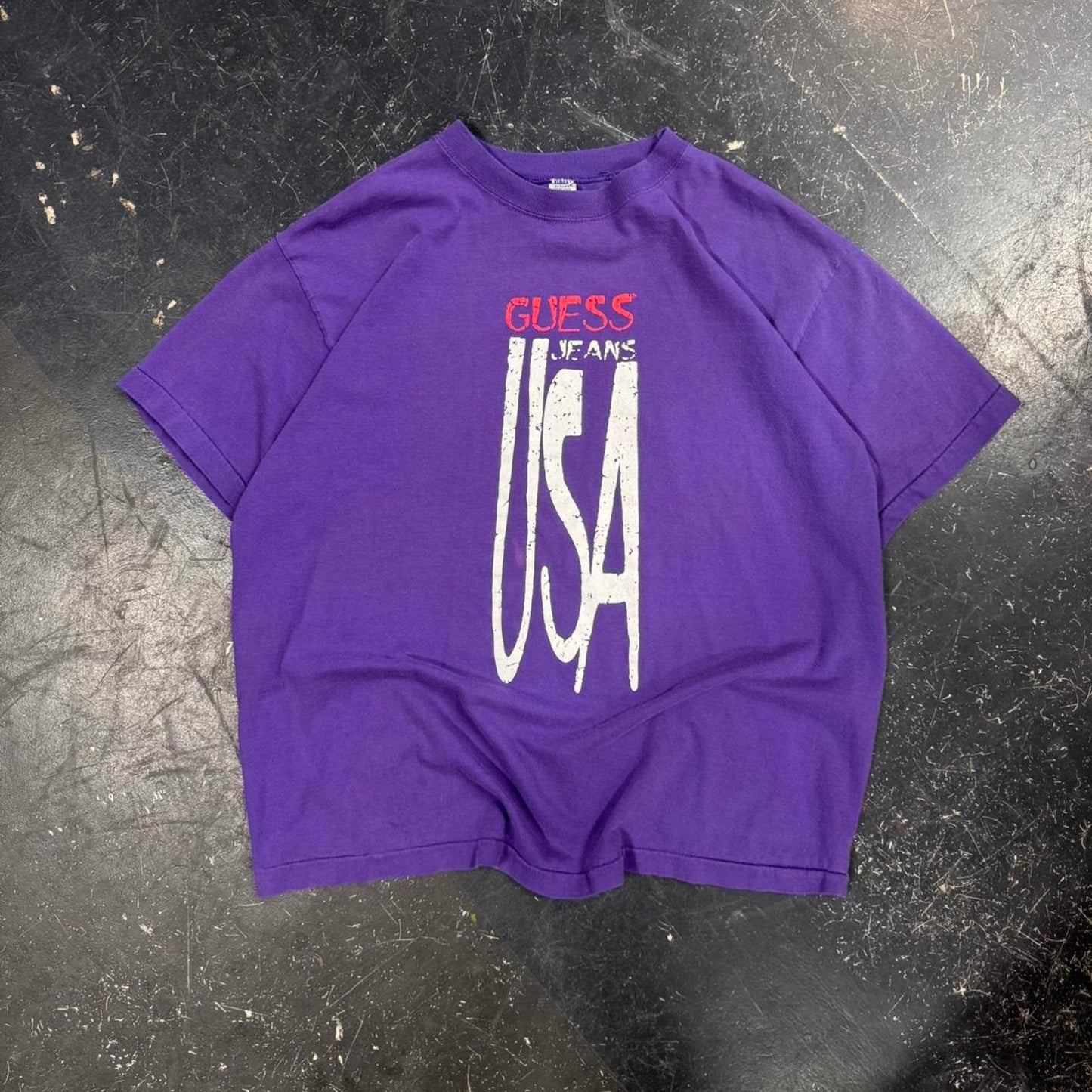 90s Guess Boot Tee - L