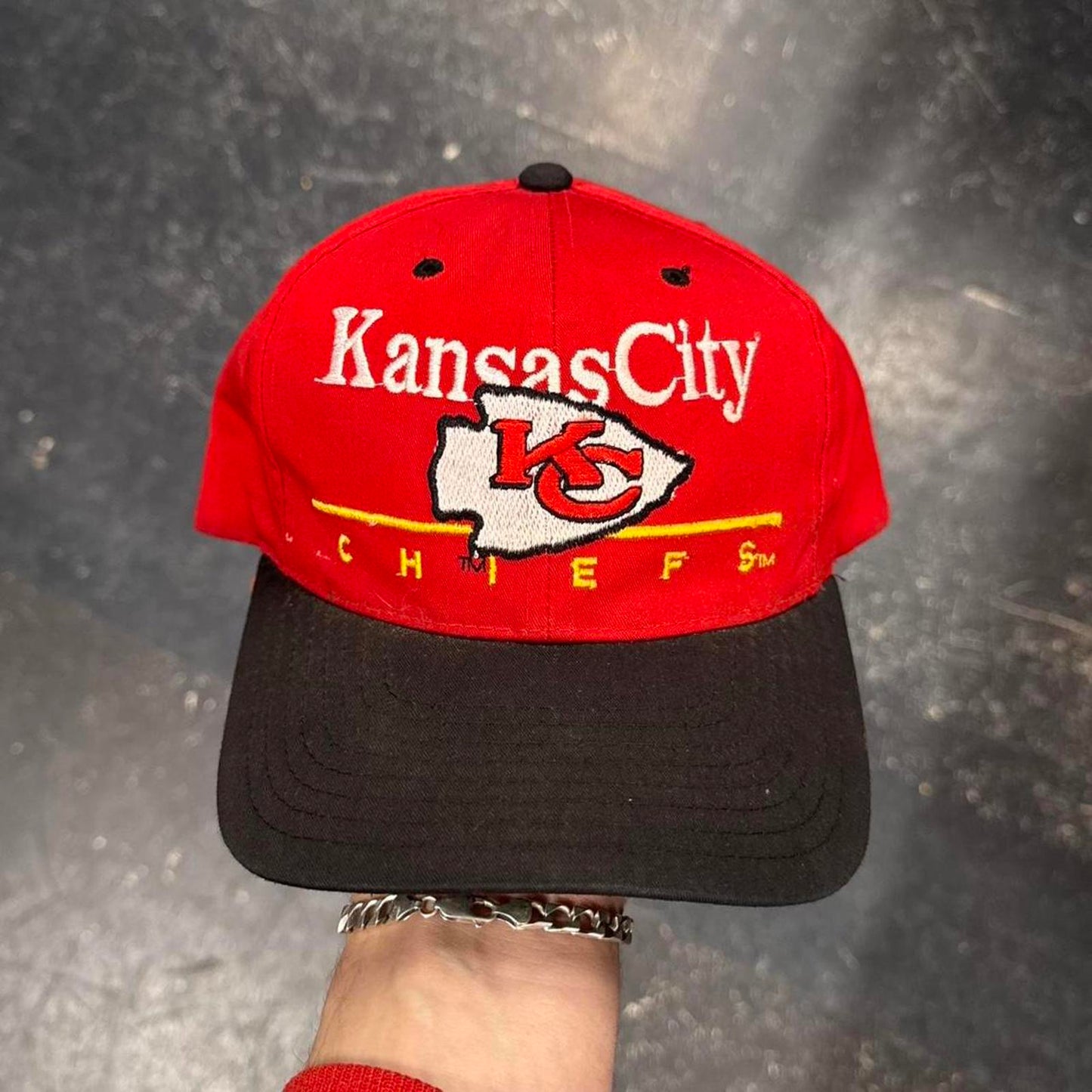 Vintage 90s Kansas City Chiefs Snap Back