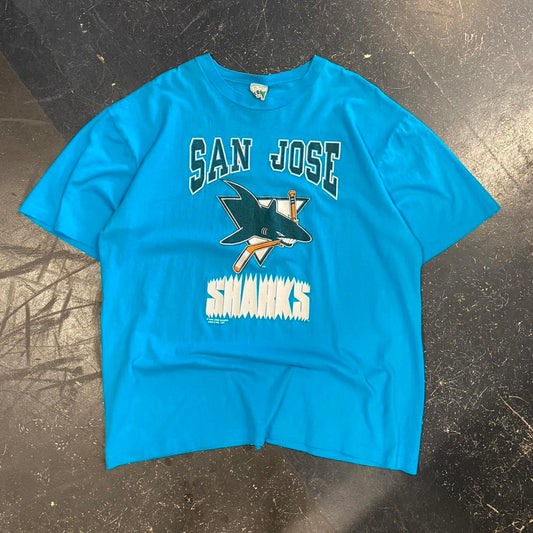 1991 NHL San Jose Sharks Tee - XL
