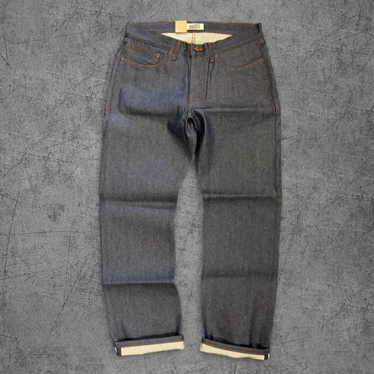 Deadstock Naked & Famous True Guy Indigo Selvedge Denim - 36