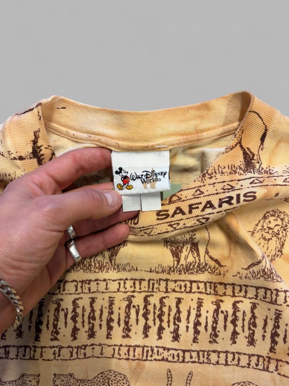 Vintage 90s Disney Safari AOP Tee - XL