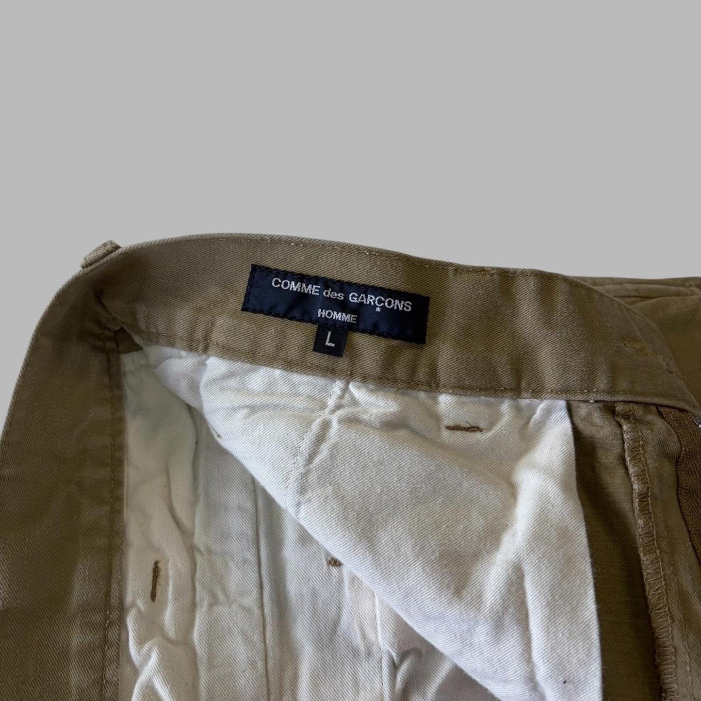 Comme des Garçons Homme khaki trousers - 32