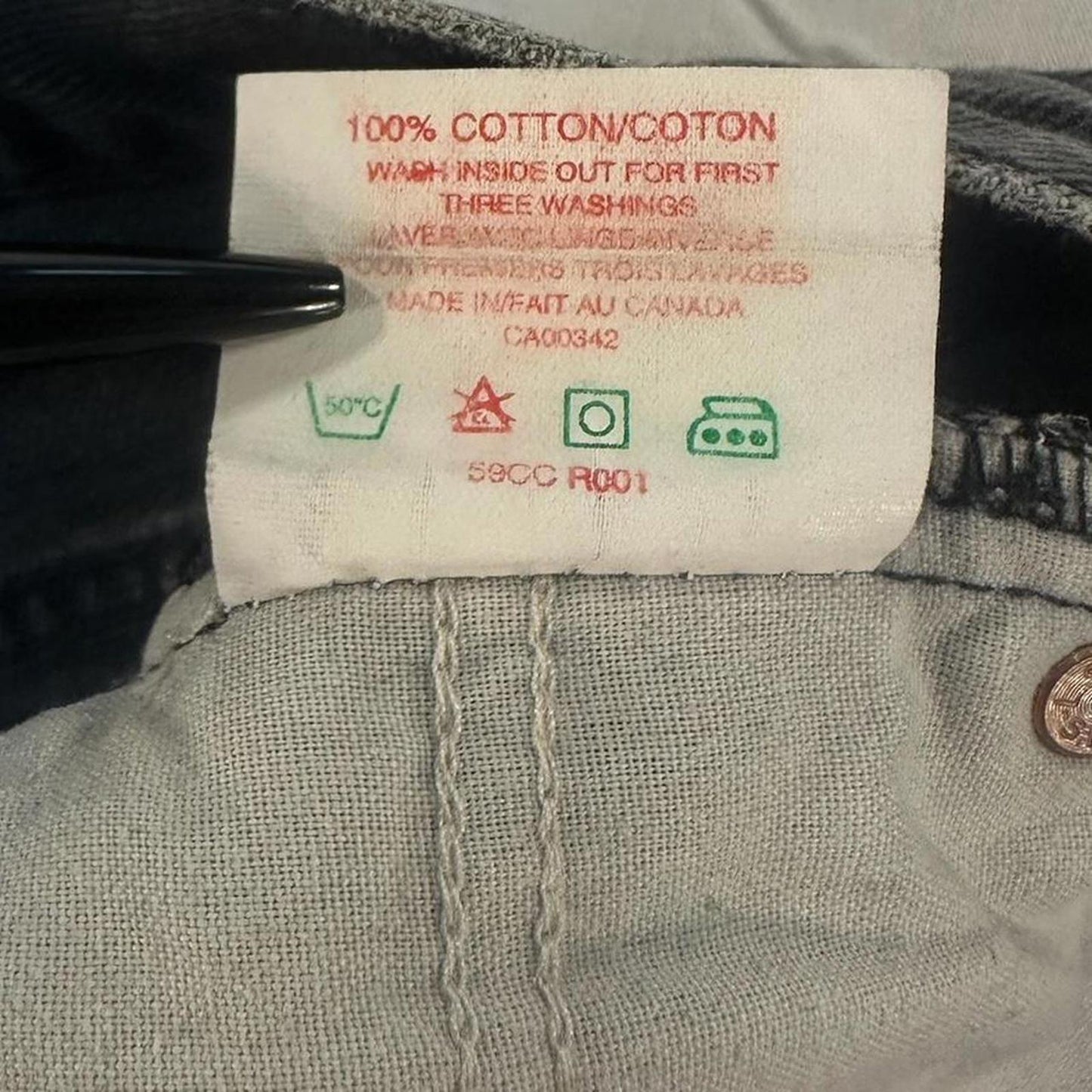 Vintage 1999 Black Levi Orange Tabs - 31