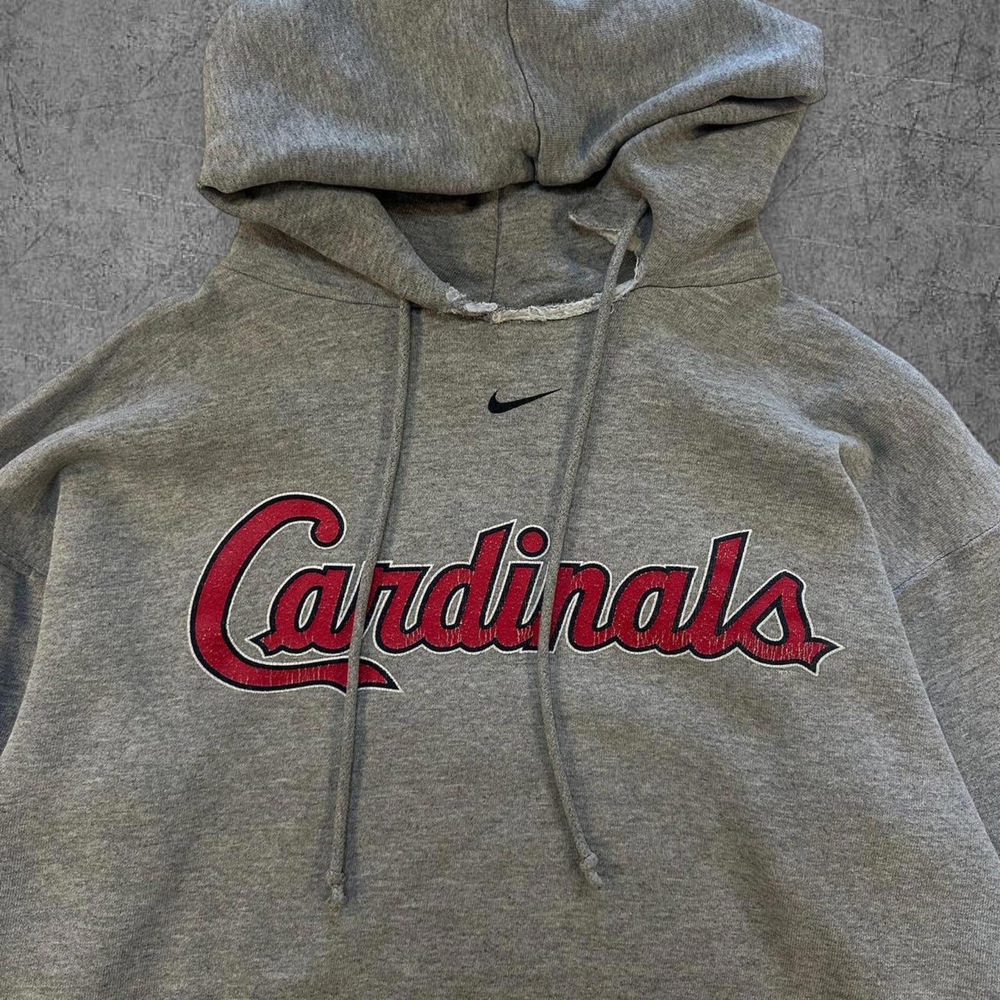 Vintage Nike Centre Swoosh Cardinals Hoodie - M