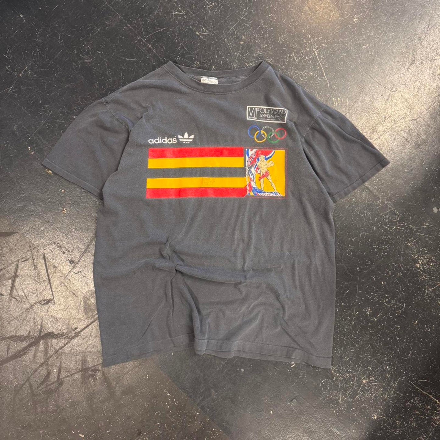 Vintage 1976 True Vintage Montreal Olympics Adidas Tee - XL