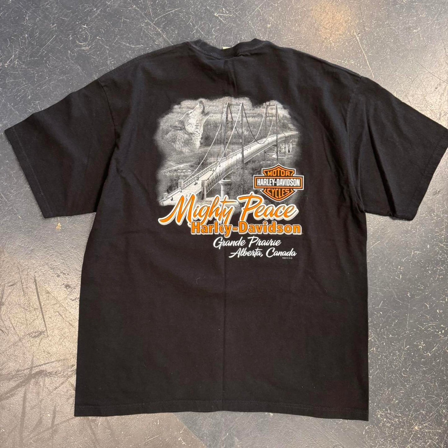 Harley Davidson Polar Bear Biker Tee - XL